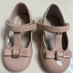 Baby Girl Tan Patent Leather Dress Shoes